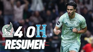 MÉXICO 40 HONDURAS  Goleada y remontada en el Nemesio Diez [upl. by Brena]