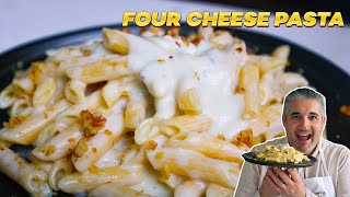 How to Make FOUR CHEESE PASTA Like an Italian [upl. by Amil]