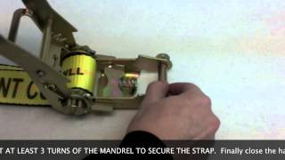 How To Thread A Ratchet Strap [upl. by Liponis]