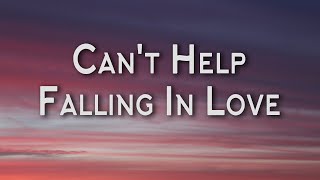 Cant Help Falling In Love  Haley Reinhart Lyrics [upl. by Arem]