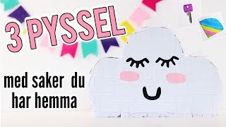 3 PYSSEL  med saker du har hemma [upl. by Dionisio577]