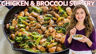 One Pan Chicken and Broccoli Stir Fry  Dinner in 30 Minutes [upl. by Petigny247]