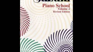 Suzuki Piano School Book 2  Arietta WA Mozart [upl. by Arrim]