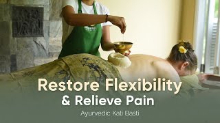 Ayurvedic Kati Basti at Oneworld Ayurveda in Ubud Bali [upl. by Joachima]