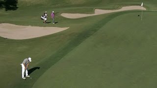 Francesco Molinari’s longrange eagle putt at Shriners [upl. by Normalie]