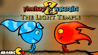 Fireboy And Watergirl  The Light Temple Walkthrough All Levels [upl. by Annodal]