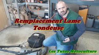 Remplacement Lame Tondeuse [upl. by Nallad590]