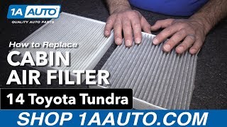 How to Replace Cabin Filter 1419 Toyota Tundra [upl. by Hazel380]