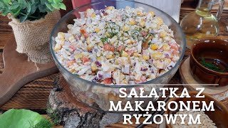 Moja ulubiona sałatka z szynką konserwową i makaronem ryżowym Musisz koniecznie ją zrobić sałatka [upl. by Nuawad727]