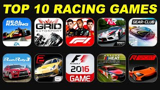 Top 10 Racing Games for Android amp iOS  High Graphics [upl. by Gabriele228]