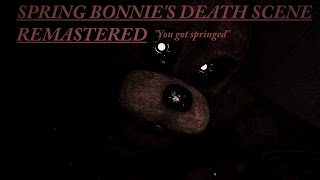 SFM FNaF Spring Bonnies Death Scene [upl. by Semajwerdna]