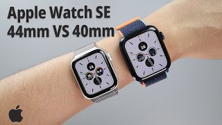 Apple Watch 6 44mm VS SE 40mm Unboxing 4K [upl. by Gulick]