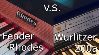 Which sounds the best Fender Rhodes Vs Wurlitzer [upl. by Adleme]