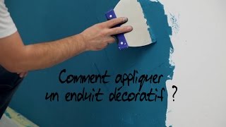 Comment appliquer un enduit décoratif [upl. by Ittap]