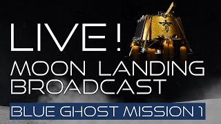 Fireflys Blue Ghost Mission 1 Lunar Landing [upl. by Sherrill425]