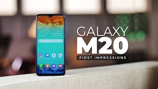 Samsung Galaxy M20 First Impressions [upl. by Samuella854]