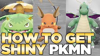 How to Get Shiny Pokemon in Pokemon Lets Go Pikachu amp Eevee [upl. by Mollee588]