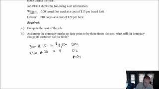 MA Module 3 Video 2 Predetermined Overhead Rate Problem 32A [upl. by Inessa]