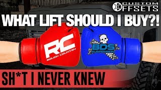 Sht I Never Knew What Lift Should I Buy Rough Country VS BDS [upl. by Ehman]