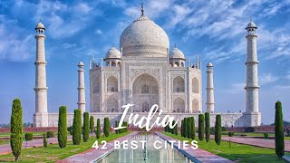 42 Best Cities in India [upl. by Odrick631]