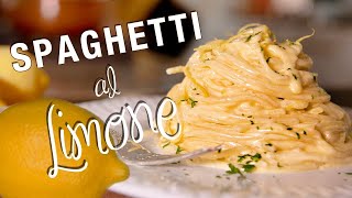 Spaghetti al Limone  Classic Lemon Pasta Recipe  The Pasta Queen [upl. by Sirrot]