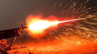 4K EPIC Machine Gun Night Shoot at the Knob Creek Gun Range [upl. by Pepper]