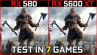 RX 580 vs RX 5600 XT  How Big is the Difference  in 2021 [upl. by Dimond]