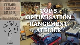 TOP 5 CONSEILS POUR OPTIMISER LE RANGEMENT DE SON ATELIER [upl. by Hairem]