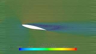 A Flow Case Study Transonic Air Flow Over NACA2213 Airfoil Using Overset Mesh [upl. by Ticon]