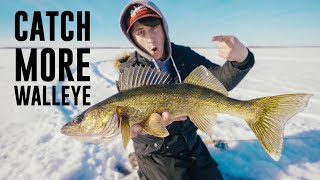 How To Catch MORE Walleye on Ice [upl. by Jarret]