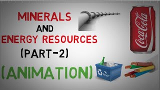 MINERALS AND ENERGY RESOURCES IN HINDI  CLASS 10  PART2 of 4 [upl. by Hgielek]