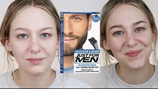 DIY BROW TINT using MENS BEARD DYE [upl. by Demmahum]