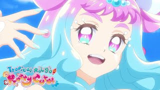 Cure La Mer Transformation  TropicalRouge Precure [upl. by Nomzaj]