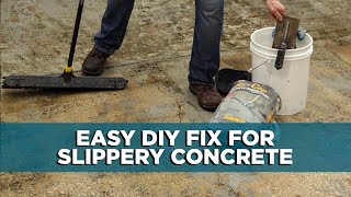 An Easy Fix for Slippery Concrete [upl. by Jacenta672]