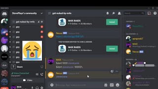 Raiding Scammers Discord Server HE CRIED [upl. by Bonacci]