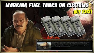 HOW TO MARK FUEL TANKS ON CUSTOMS  EFT ESCAPE FROM TARKOV  PRAPOR BP DEPOT TASK QUEST PATCH 1211 [upl. by Siver]