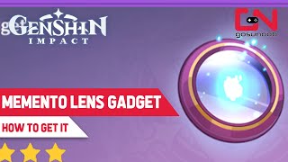 How to Get Memento Lens Genshin Impact Inazuma Gadget [upl. by Ylesara]