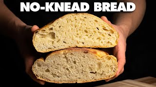 NoKnead Bread Overnight Version The New York Times Recipe [upl. by Calvinna]