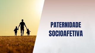 Paternidade socioafetiva [upl. by Niwrek]