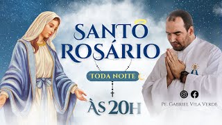 Santo Rosário  Todos os dias  27082024 Pe Gabriel Vila Verde [upl. by Krantz22]