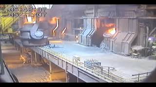 Steel Plant factory meltdown accident [upl. by Lontson]