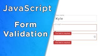 JavaScript Form Validation [upl. by Alletse690]