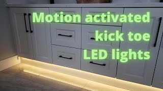 How to install Motion activated LED kick toe lighting [upl. by Resarf]