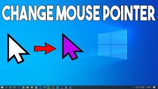 How To Change Mouse Pointer Color and Size in Windows 10 [upl. by Nirel98]