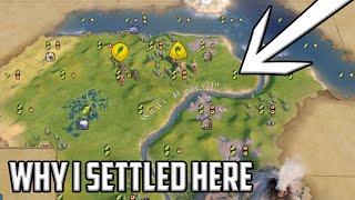 I talked about settling cities and early game strategy  Civ 6 Overexplained Arabia Lets Play Ep 1 [upl. by Freudberg]