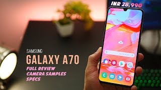 Samsung Galaxy A70  Full Review Unboxing Specs and Price [upl. by Derfniw]