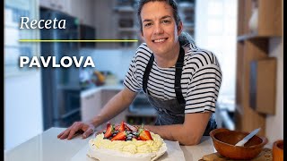 RECETA  Cómo hacer Pavlova  Pedro Lambertini [upl. by Eiffe]