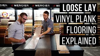 Loose Lay Vinyl Plank Flooring Explained  The Easiest Flooring to Install [upl. by Eannej]