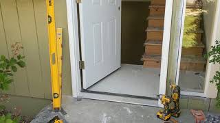 Jeld Wen Front Door Installation  Really crappy products and craftsmanship PART 1 [upl. by Stesha]