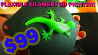 Print Flexible TPU Filament on a 99 EasyThreed 3d Printer [upl. by Winna]